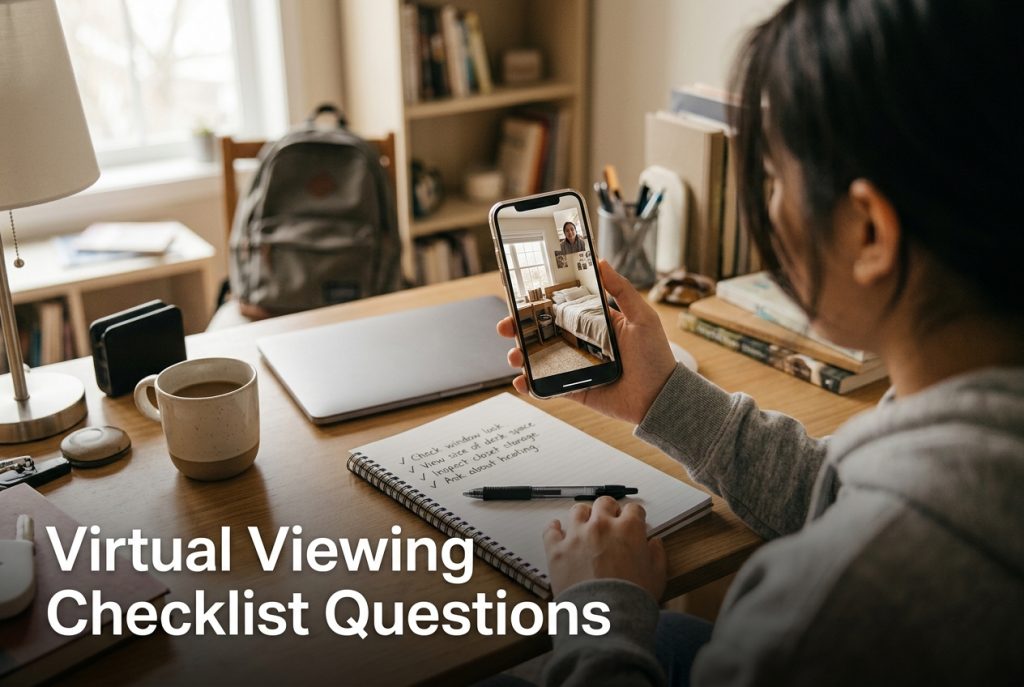 Questions to Ask During a Virtual Viewing of a Chester Student Room Questions to Ask During a Virtual Viewing of a Chester Student Room
